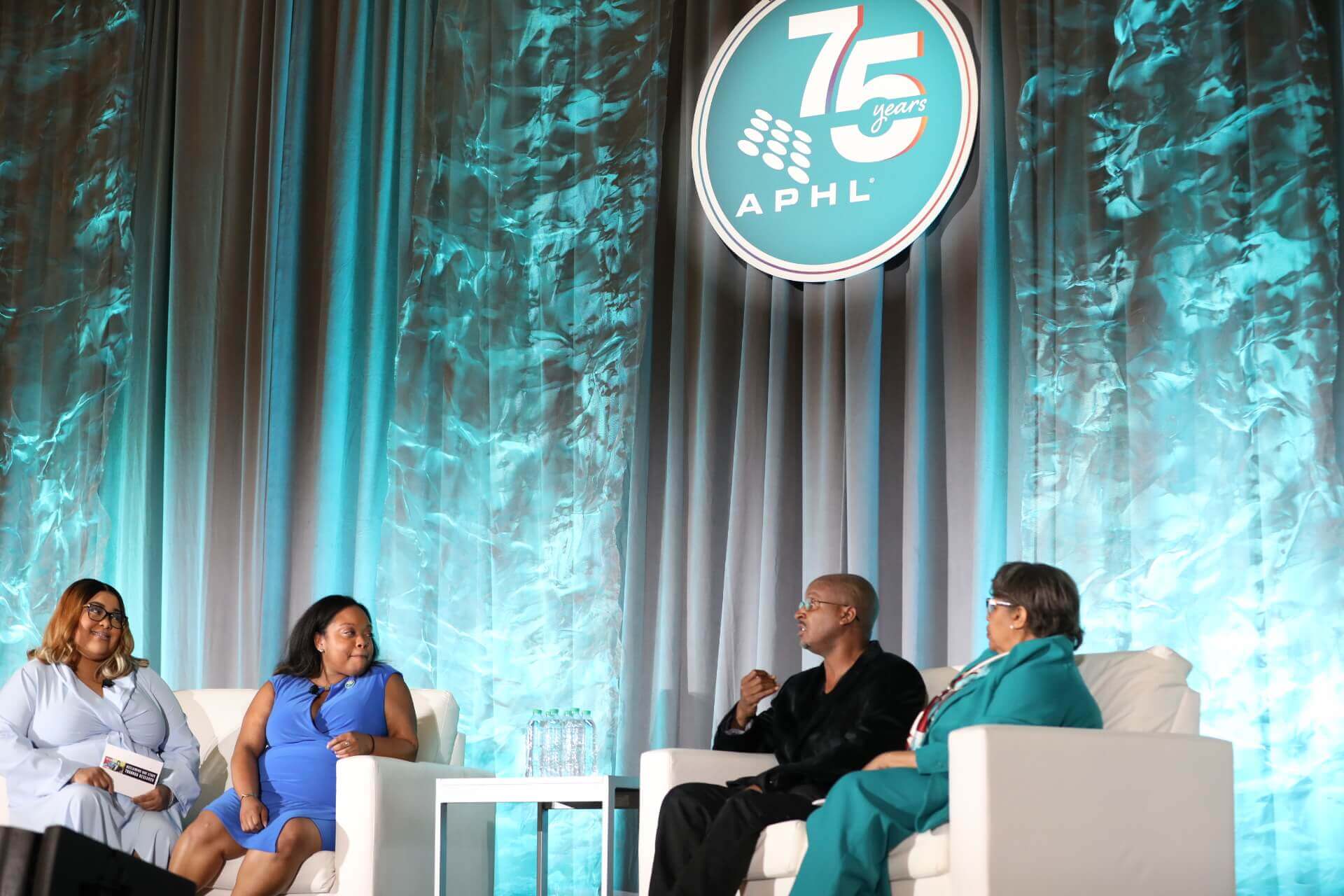 Picture of Henrietta Lacks family and moderators at 2026 APHL Annual Conference