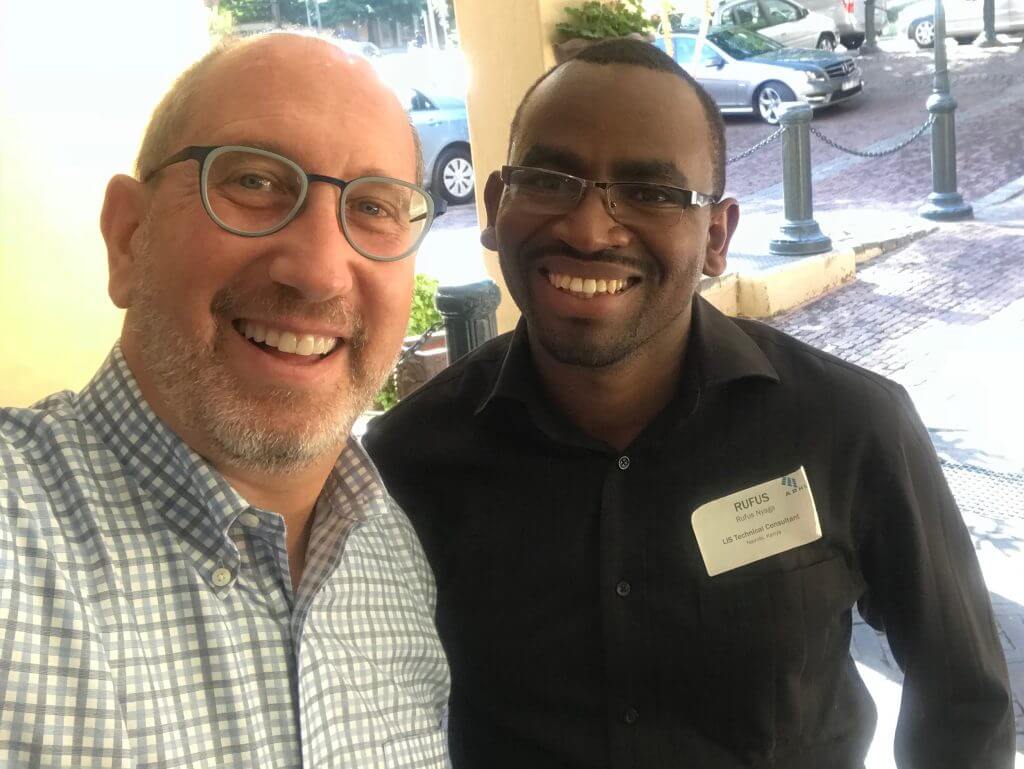 Scott Becker and Rufus Nyaga