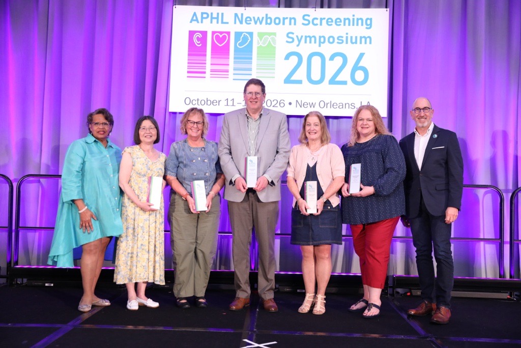 Photo of the 2026 APHL Newborn Screening Award Winners