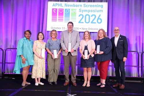 Photo of the 2026 APHL Newborn Screening Award Winners