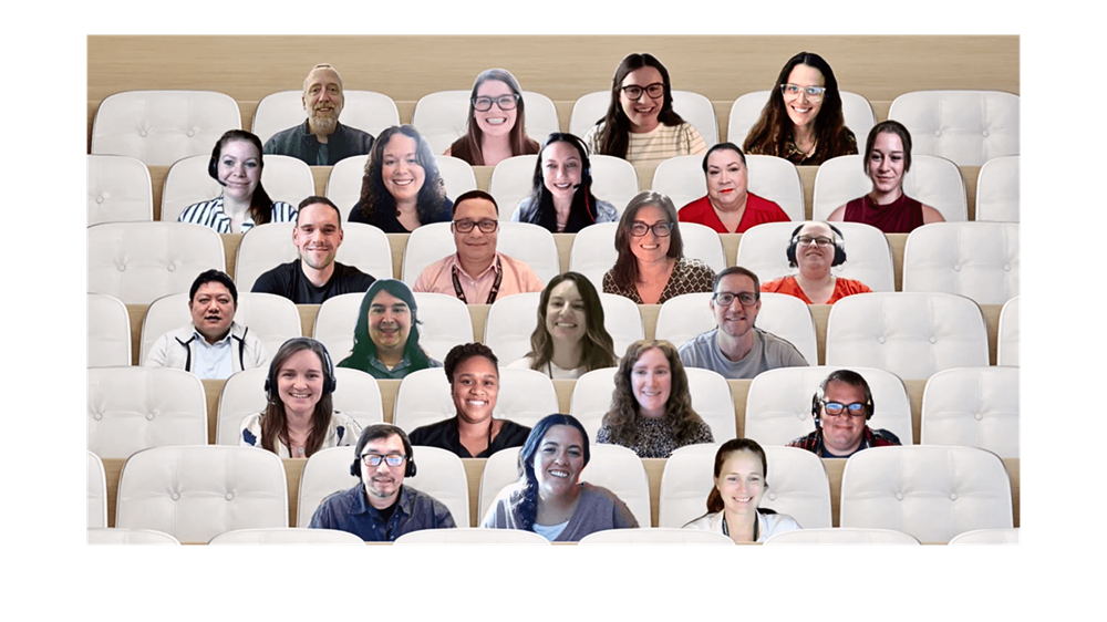 A group photo of ELP C19 (Virtual Modality) members during their virtual orientation session.