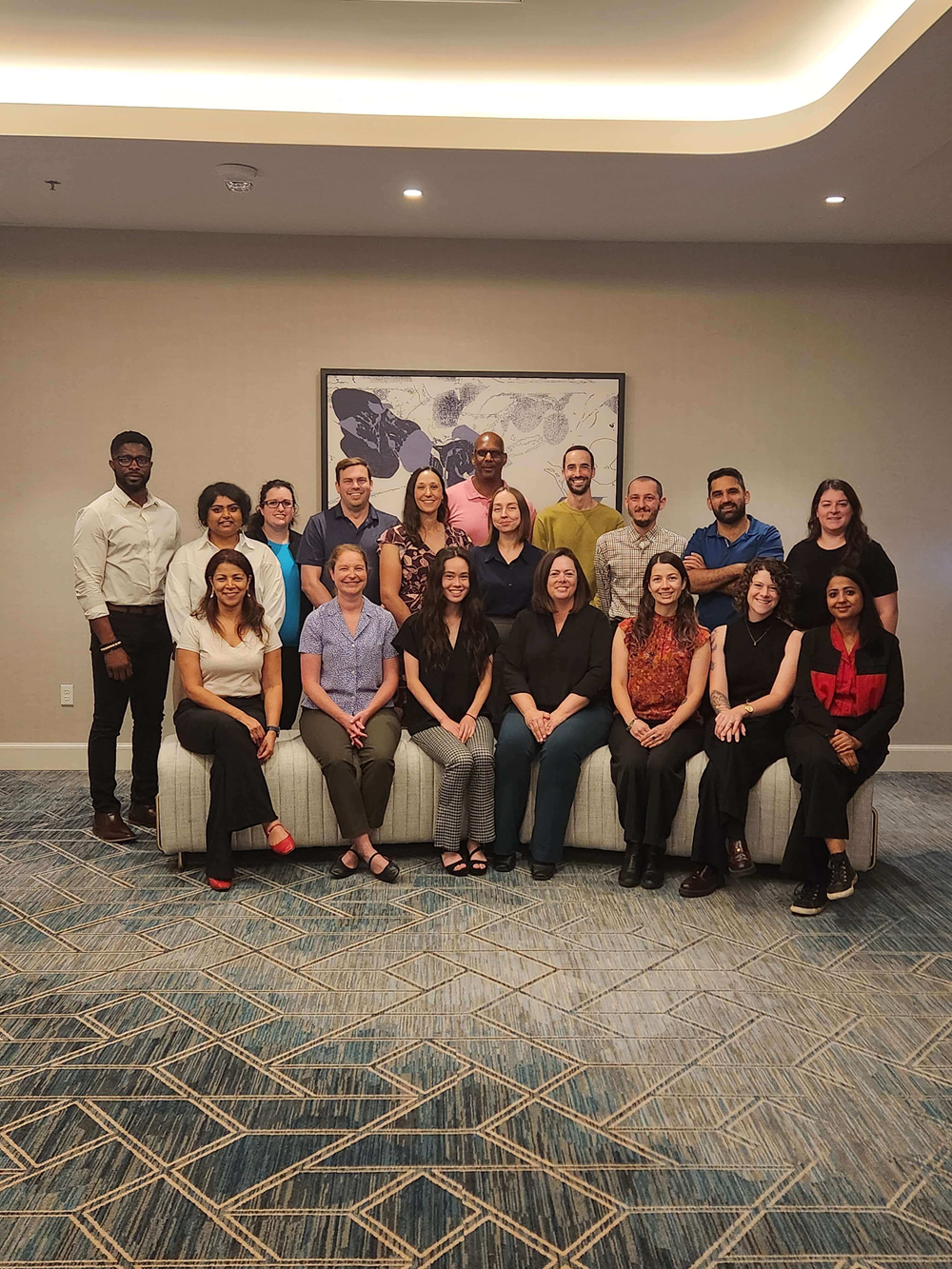 A group photo of ELP C19 (Hybrid Modality) members attending an in-person ELP session in San Antonio, Texas.