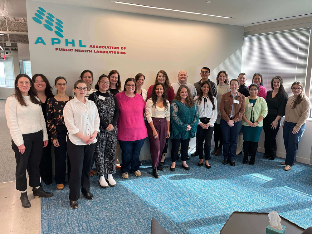 ELP Cohort 18 members gather for a session in Bethesda, MD (APHL HQ).