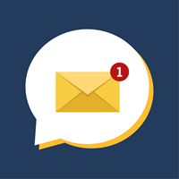 email icon in text box