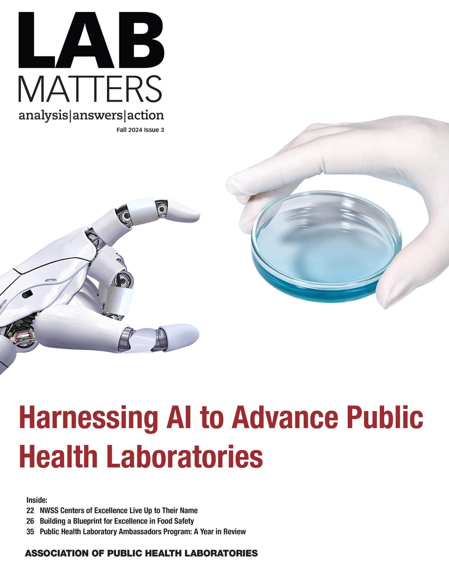 Lab Matters | Fall 2024 - Harnessing AI to Advance Public Health Laboratories