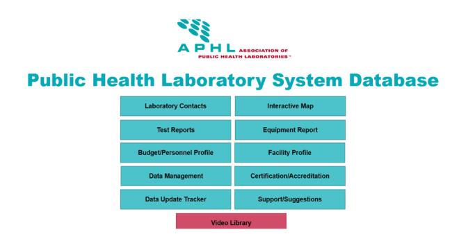 The PHLSD's main menu.