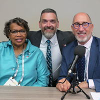 APHL President-elect Sharon Massingale, APHL President Scott Shone and APHL CEO Scott Becker