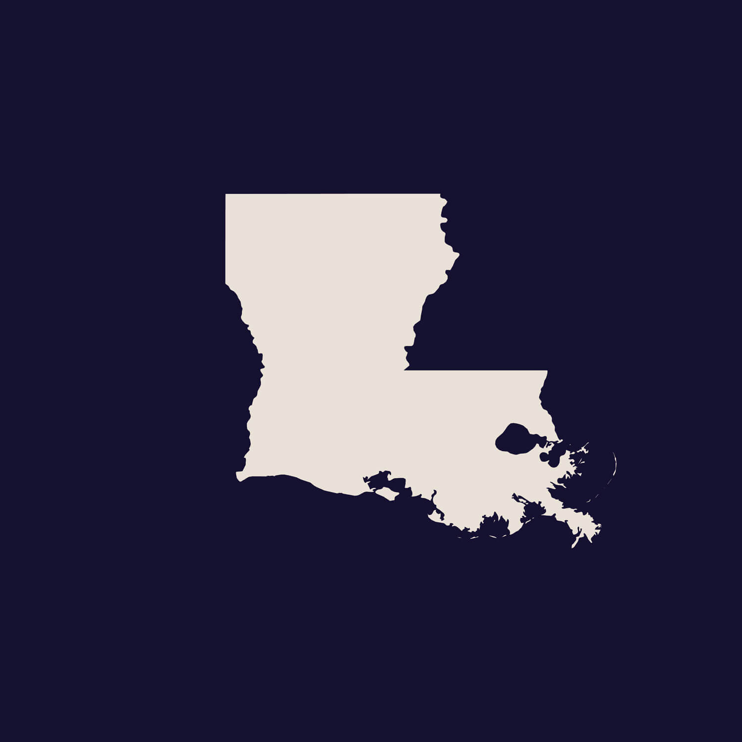 The state of Louisiana, USA.