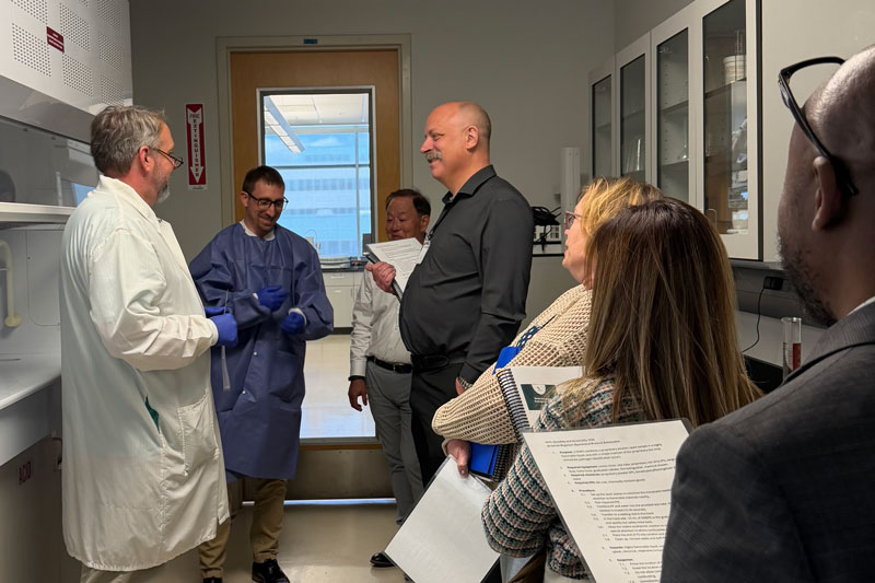 One of four interactive rotational exercises during the APHL Biorisk Management Workshop.