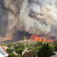 a destructive wildfire that burned in Los Angeles and Ventura Counties of the U.S. state of California.